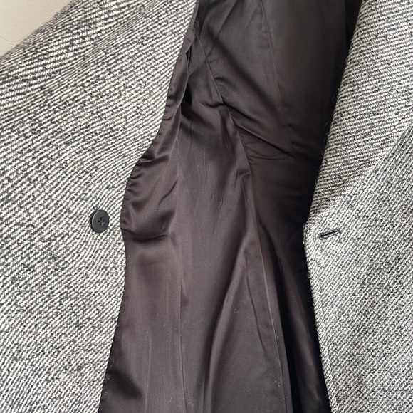 Club Monaco Tweed Long Wool Coat - Picture 5 of 10